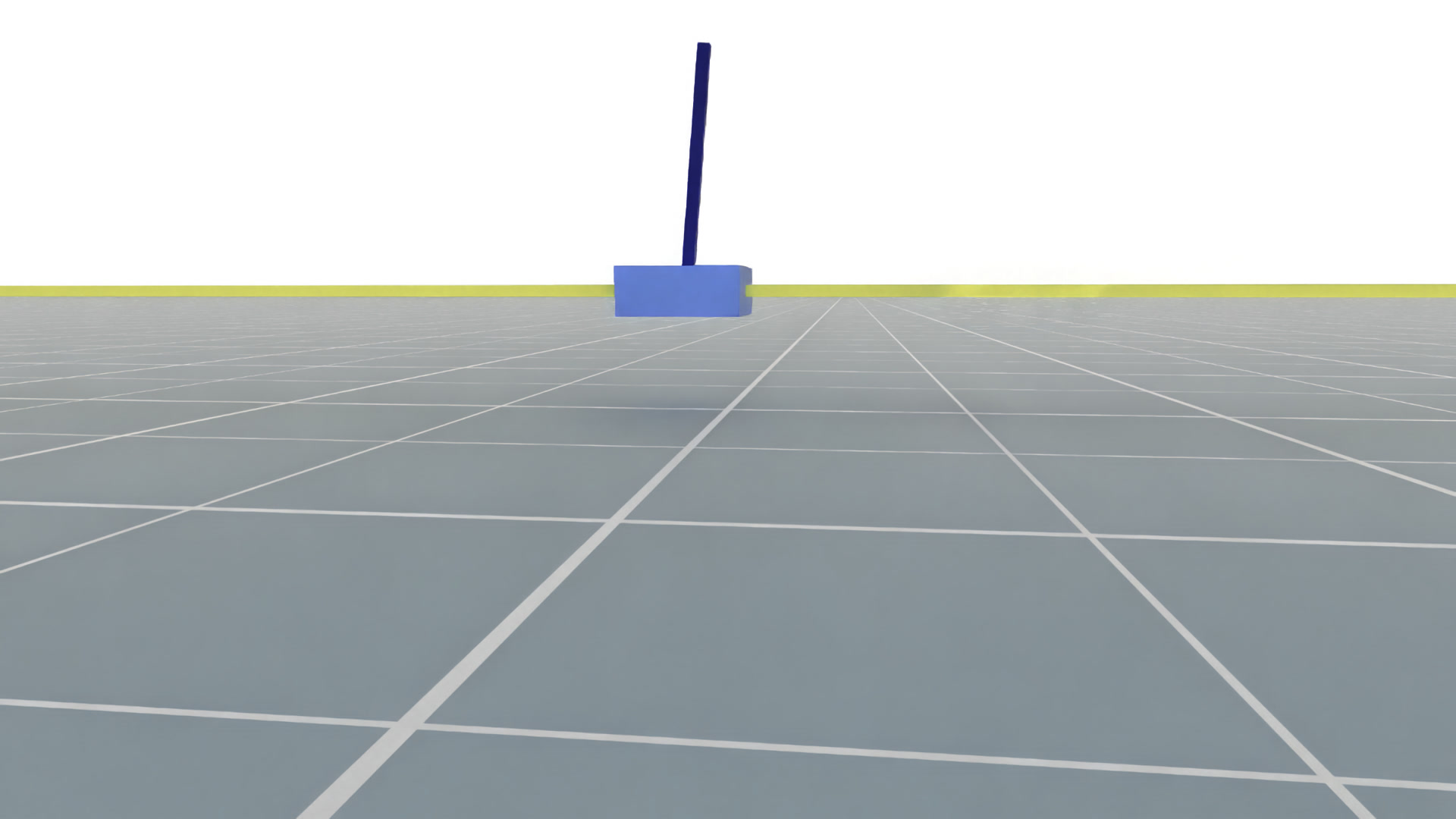 CartPole checkpoint running in the policy evaluation Viewer