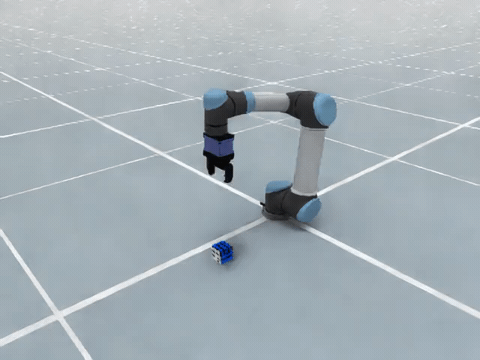 PickUp on an articulated Rubik's cube